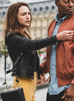 (image for) Violett Beane God Friended Me Leather Jacket