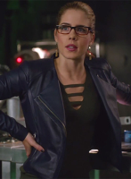 (image for) Emily Bett Rickards Arrow Leather Jacket