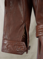 (image for) Spanish Brown Leather Long Coat #203