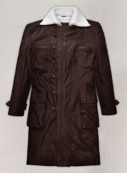 (image for) Thick Goat Brown Washed & Wax Tom Hardy Trench Coat