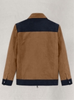 (image for) Soft Saddle Brown Suede Cristiano Ronaldo Leather Jacket #1