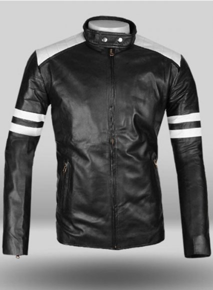 Black Fight Club Leather Jacket