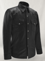 (image for) Leather Shirt Jacket - #1S