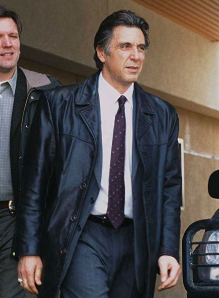 (image for) Al Pacino Insomnia Leather Trench Coat