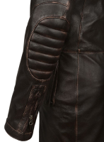 (image for) Rubbed Brown Will Smith I Robot Leather Trench Coat