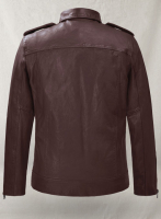 (image for) Rutland Burgundy Riding Leather Jacket