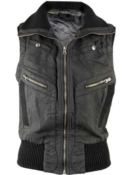 (image for) Leather Biker Vest # 314