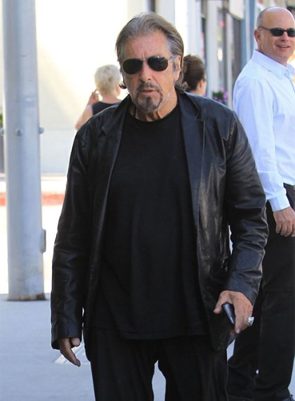 Al Pacino Leather Blazer