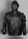 (image for) Demon Hooded Leather Jacket