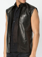 (image for) Leather Shirt Sleeveless #2