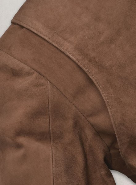 (image for) Safari Hickory Suede Leather Blazer