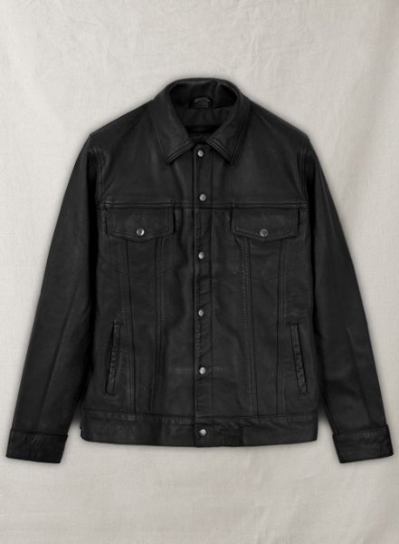 (image for) Leather Trucker Jacket