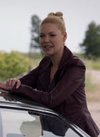 (image for) Katherine Heigl Suits Leather Jacket