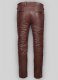 maroon leather pants