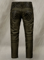 (image for) Outlaw Burnt Olive Leather Pants