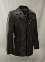 (image for) Aaron Eckhart Love Happens Leather Trench Coat