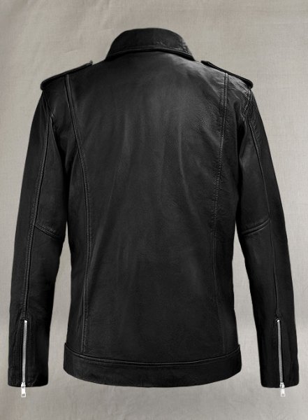 (image for) Beast Black Biker Leather Jacket