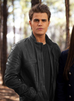 (image for) Paul Wesley Vampire Diaries Leather Jacket