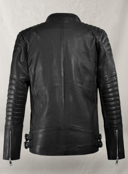 (image for) Shotgun Black Moto Leather Jacket