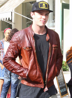 (image for) Nicholas Hoult Mad Max: Fury Road Leather Jacket