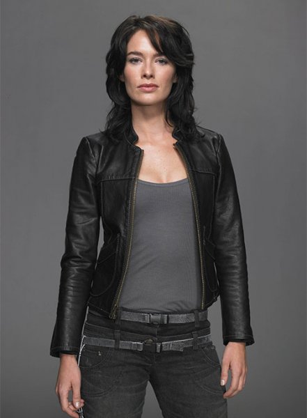 (image for) Lena Headey Terminator TV Series Leather Jacket