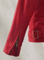 (image for) Soft Lava Red Suede Leather Jacket # 267