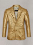 (image for) Golden Catwalk Leather Blazer # 2