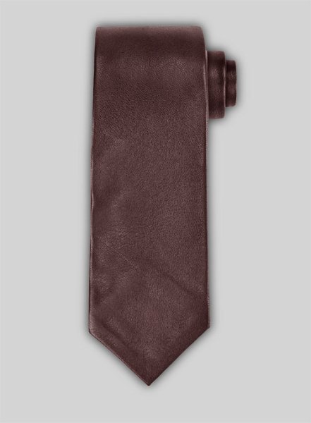 (image for) Burgundy Leather Tie