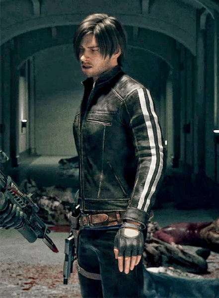 (image for) Leon Kennedy Resident Evil: Vendetta Leather Jacket