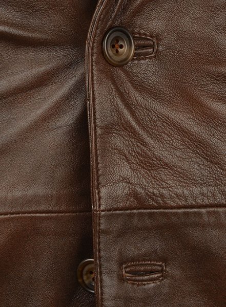 (image for) Spanish Brown Harper Leather Blazer