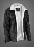 (image for) Leather Sherpa Jacket