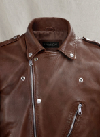 (image for) Beast Spanish Brown Biker Leather Jacket