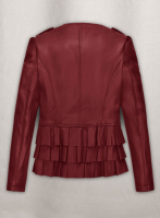 (image for) Cherry Red Leather Jacket # 295