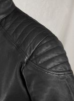 (image for) Shotgun Black Moto Leather Jacket