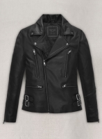 (image for) Bruna Marquezine Blue Beetle Leather Jacket