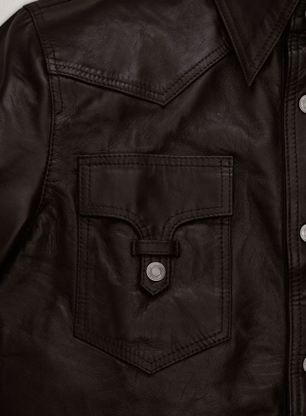 (image for) Leather Shirt Jacket #129