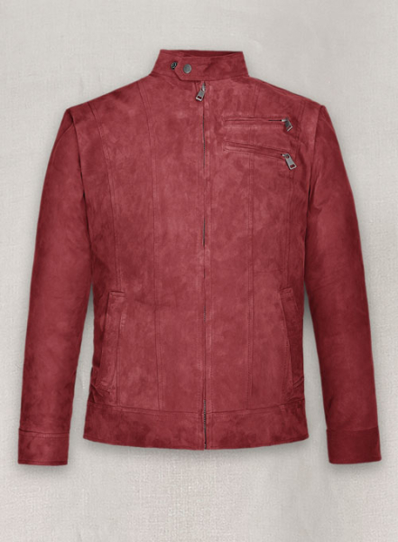 (image for) French Red Suede Leather Jacket # 700