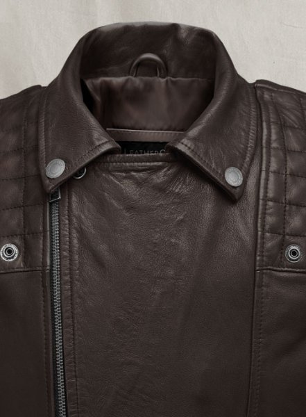 (image for) Ironwood Brown Biker Leather Jacket