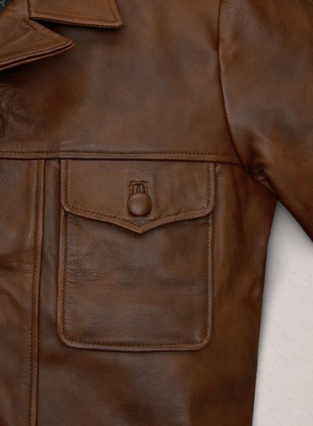 (image for) Leonardo DiCaprio Once Upon a Time in Hollywood Leather Jacket