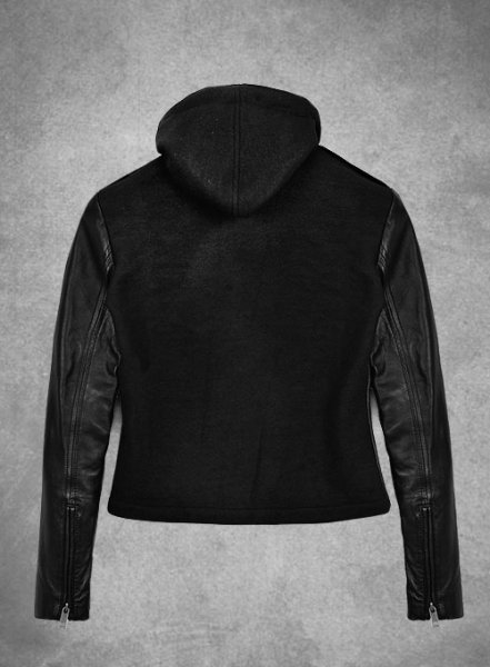 (image for) Hooded Flight Leather Jacket