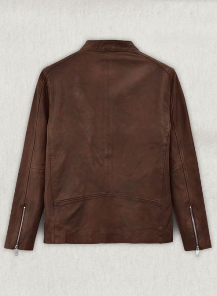 (image for) Motorad Spanish Brown Biker Leather Jacket