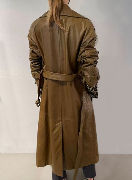 (image for) Milan Leather Long Coat