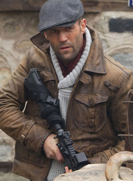 (image for) The Expendables 2 Jason Statham Leather Jacket