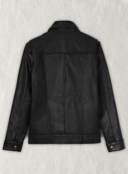 (image for) Thick Black Rafael Nadal Leather Jacket