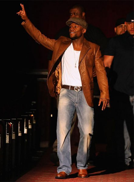 (image for) Floyd Mayweather Leather Blazer