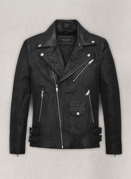 (image for) Nicholas Hoult Leather Jacket #1