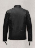 (image for) Rubbed Black Bradley Cooper Burnt Leather Jacket