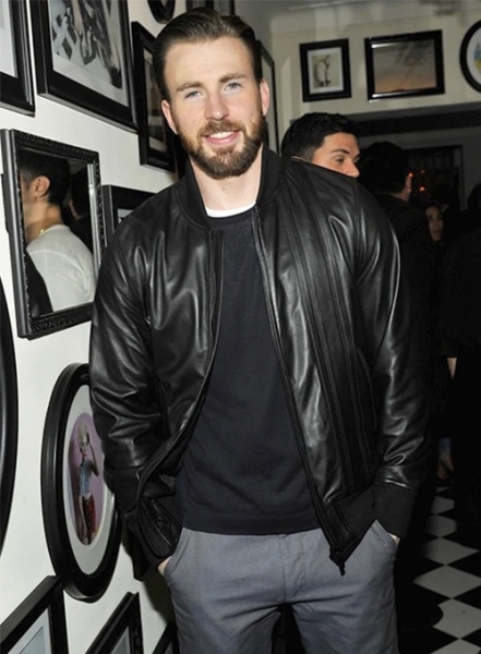 (image for) Chris Evans Leather Jacket