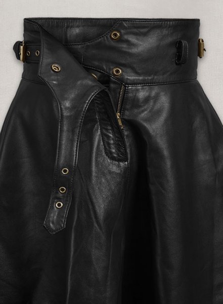 (image for) Cowboy Flare Leather Skirt - # 484