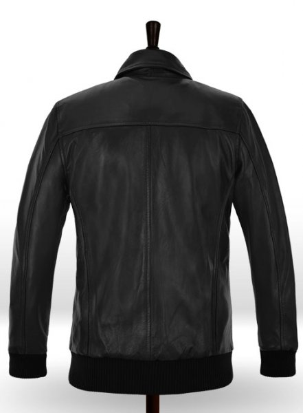 (image for) Classic Bomber Leather Jacket